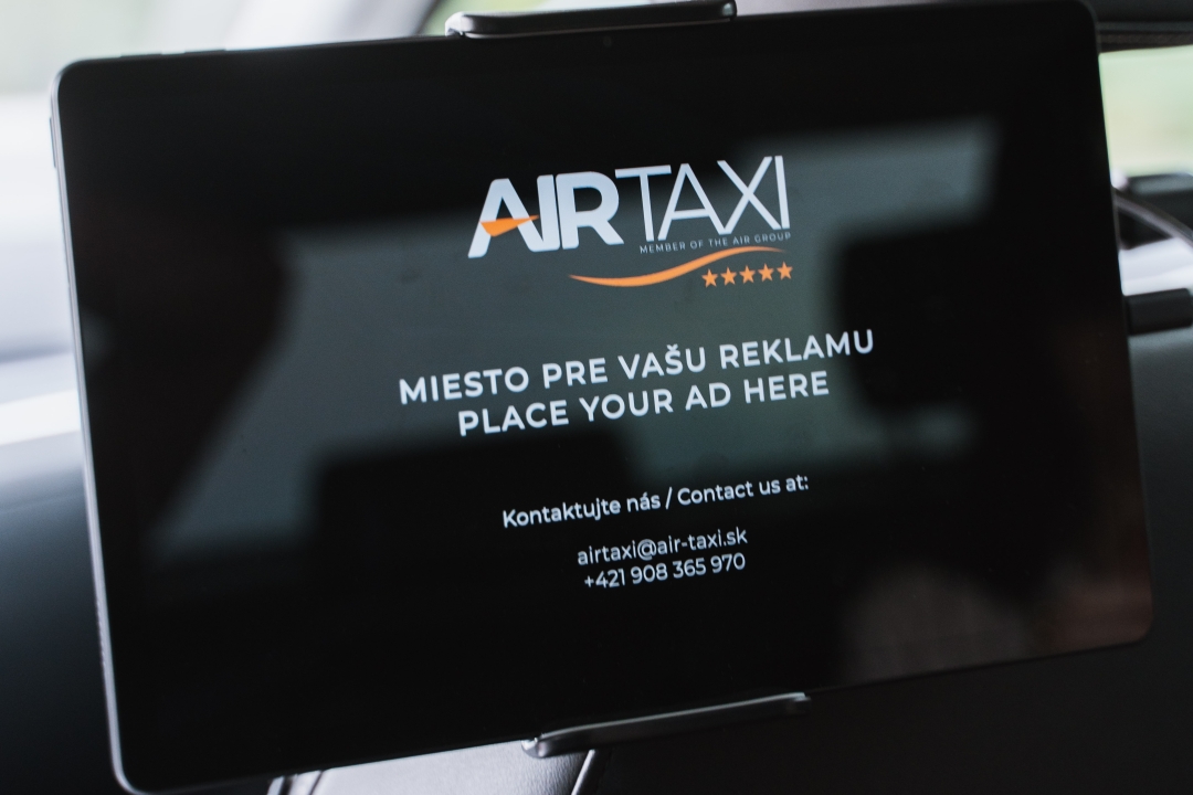 Vaša reklama vo vozidlách AirTaxi